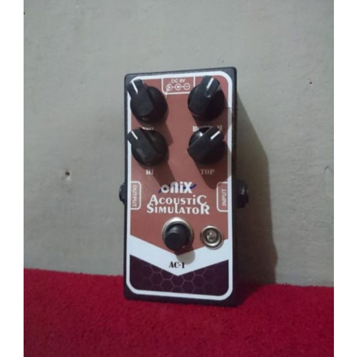 Efek Gitar Pedal Stompbox Onix Akustik simulator