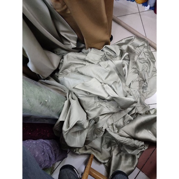Kain Bahan  Satin Velvet MAXMARA Premium Halus