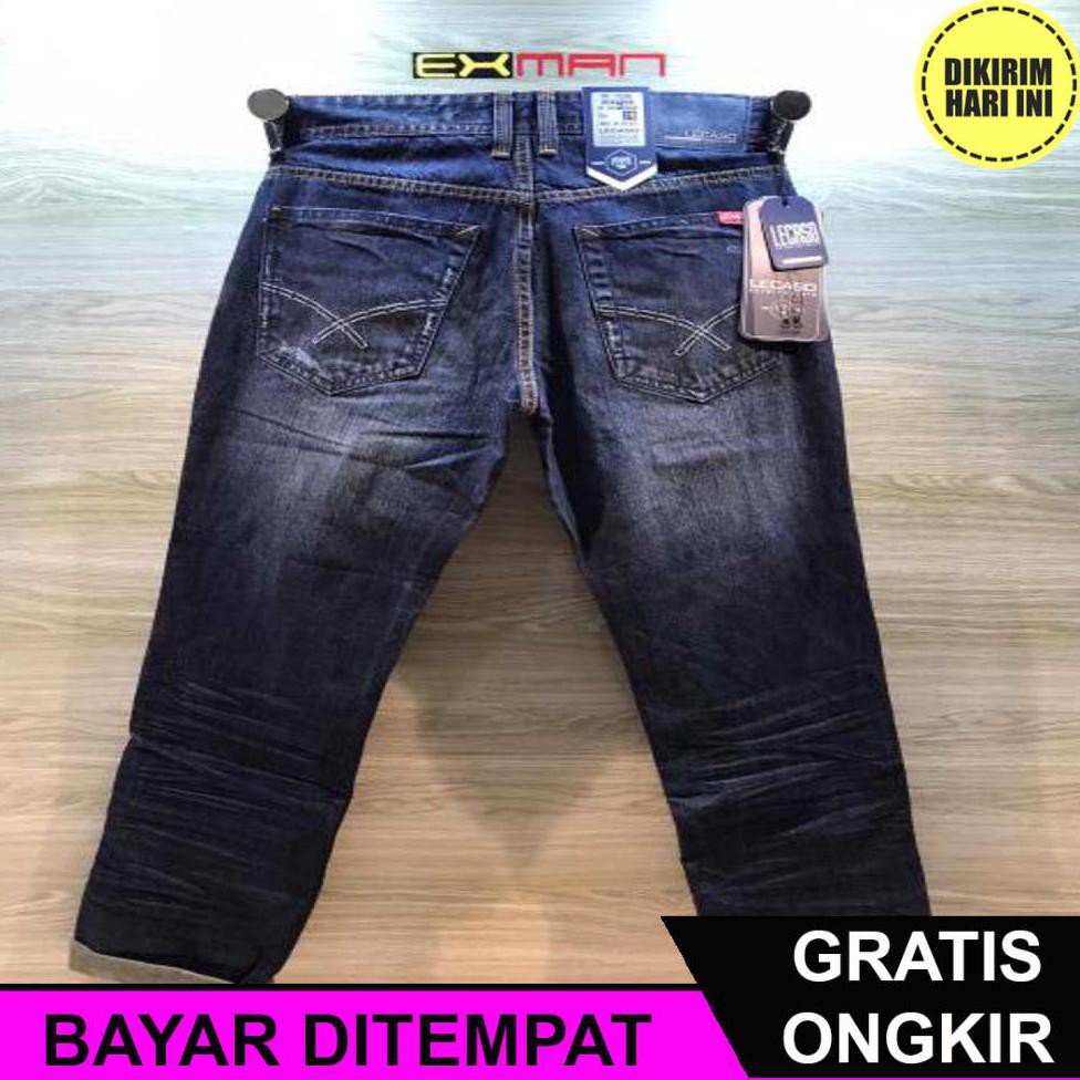 (BAYAR DITEMPAT) HD2070 JEANS PANJANG PRIA DEWASA // LECASO JEANS
