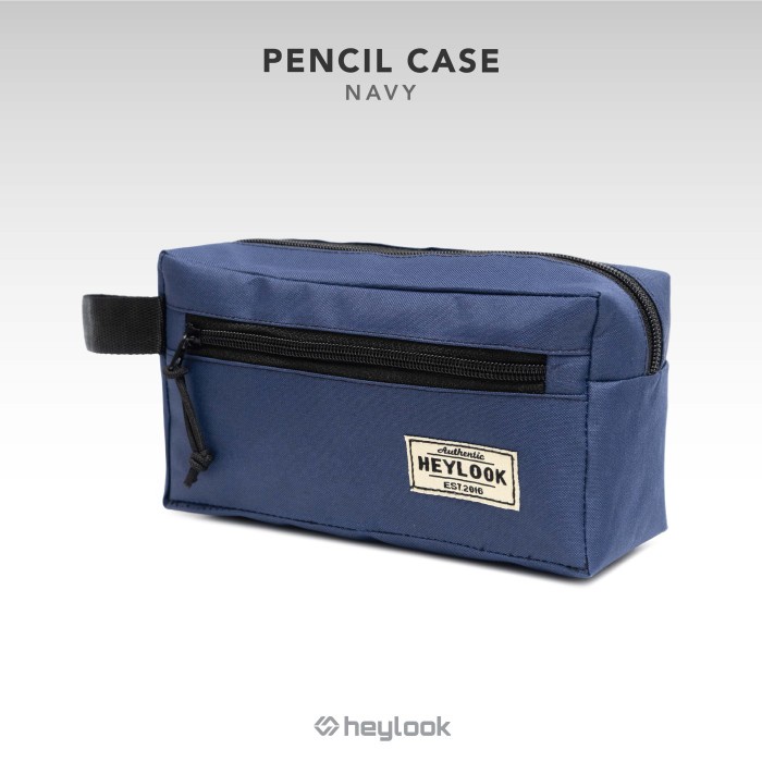 

Terlaris TEMPAT PENSIL KOSTAK PENCIL CASE ALAT TULIS SEKOLAH ANAK ATK POUCH - Navy