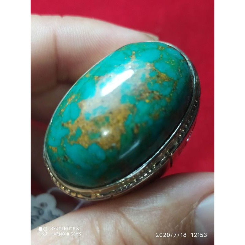 Natural pirus serat kuning jumbo bukan bacan Doko atau idocrase biosolar neon atau sungai Dareh