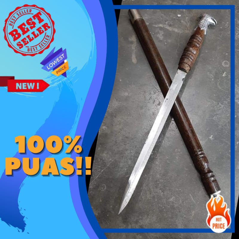 pisau tongkat komando kepala elang [A77]
