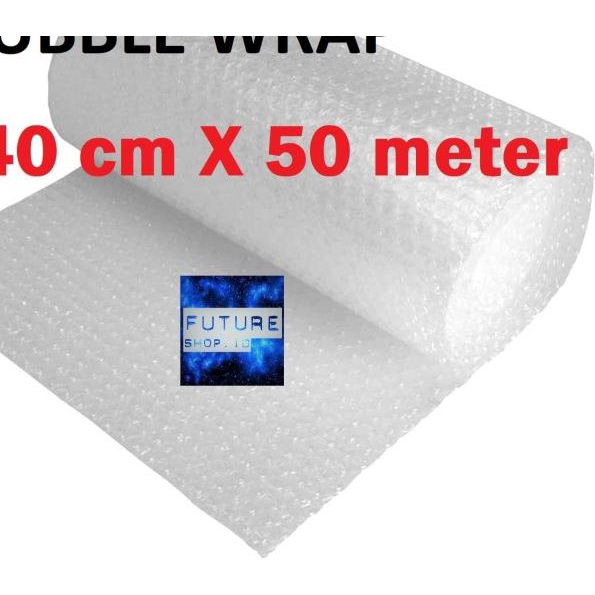 

➷ Plastik Bubble Wrap ukuran 40 cm x 50 meter KUALITAS PACKING BIRU ➻