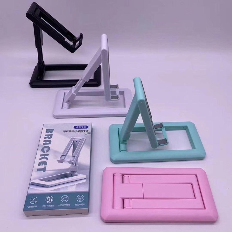 holder handphone stand bracket universal folding dudukan semua tipe hp bisa termasuk tablet contohny