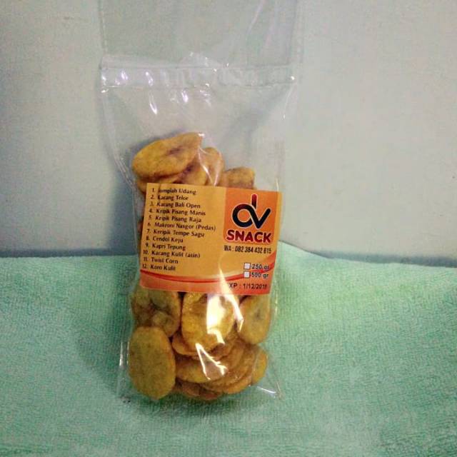 

Snack Kripik pisang manis