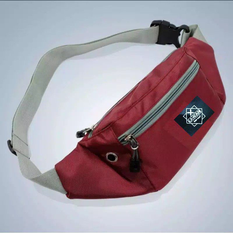 TAS SELEMPANG PRIA WAISTBAG PRIA TAS KULIAH