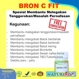 Jual Bron C Fit Obat Batuk Asma Sesak Nafas Batuk Mengik Batuk Menahun ...