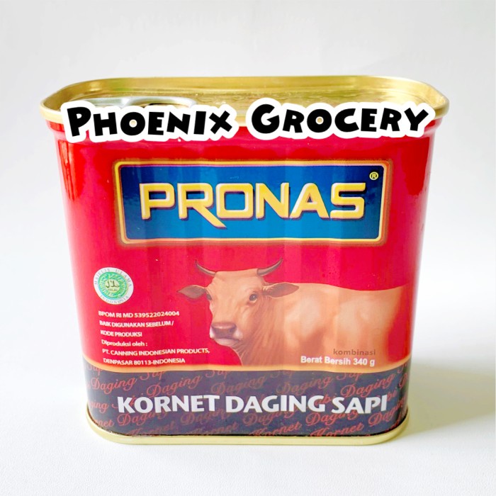 

Da202X6 Pronas Kornet Daging Sapi 340 Gram Xa20X1