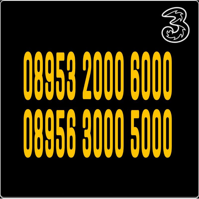 Nomor Cantik Tri 3 Three