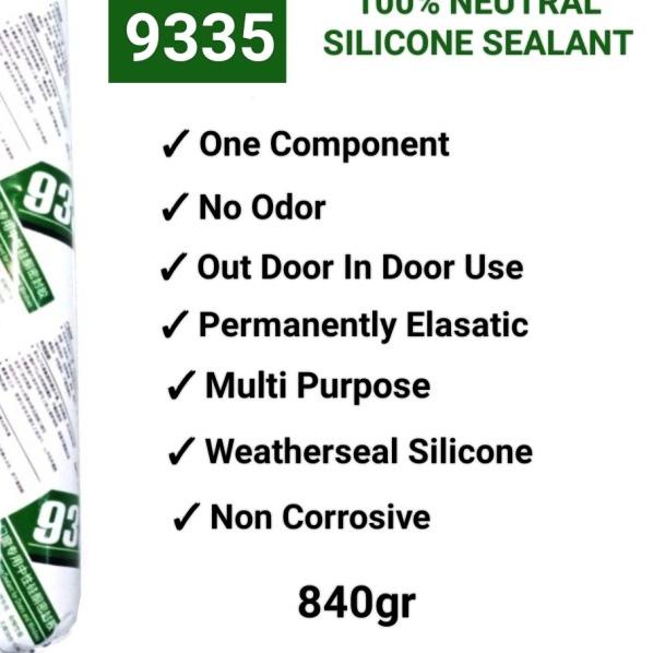 

Lem Sosis Silicone Sealant Glass and Metal Neutral - HITAM WN
