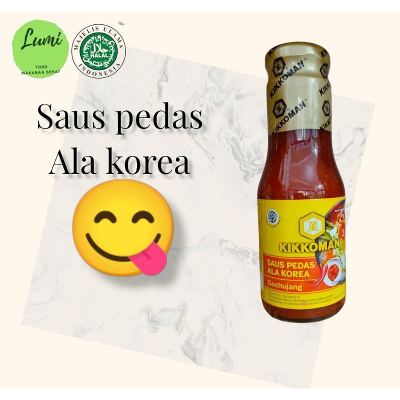 

kikkoman_saus Pedas ala korea Termurah_kemasan asli bukan repack.