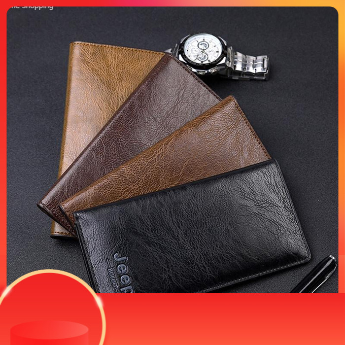 Dompet Pria / Dompet Kulit Pria / Dompet Panjang JEEP Buluo JP077