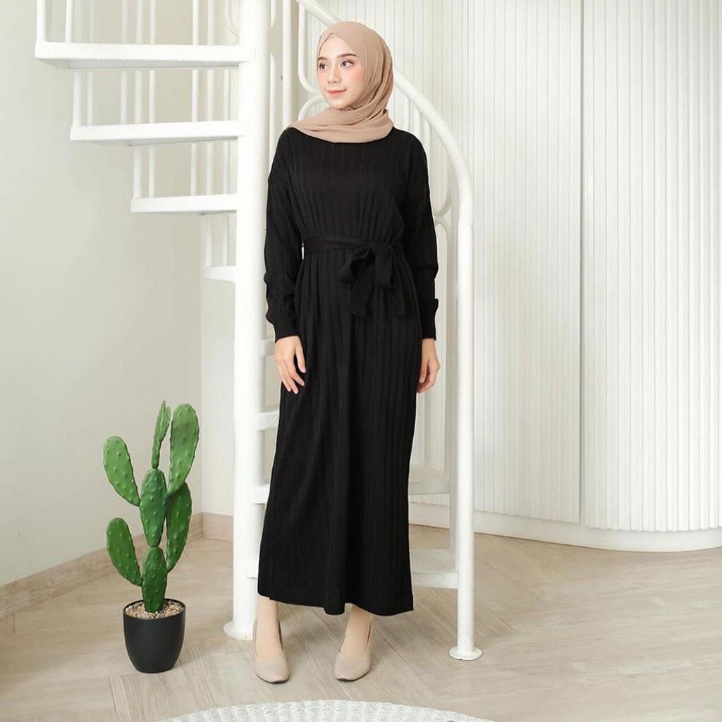 Original Alea Dress Real Pic 1000% bahan rajut lembut termasuk free belt ukuran all size fit L to XXL tersedia 6 warna/ Original ALEA Dress Real Pic 100% bahan rajut lembut termasuk free belt ukuran all size fit L to XXL