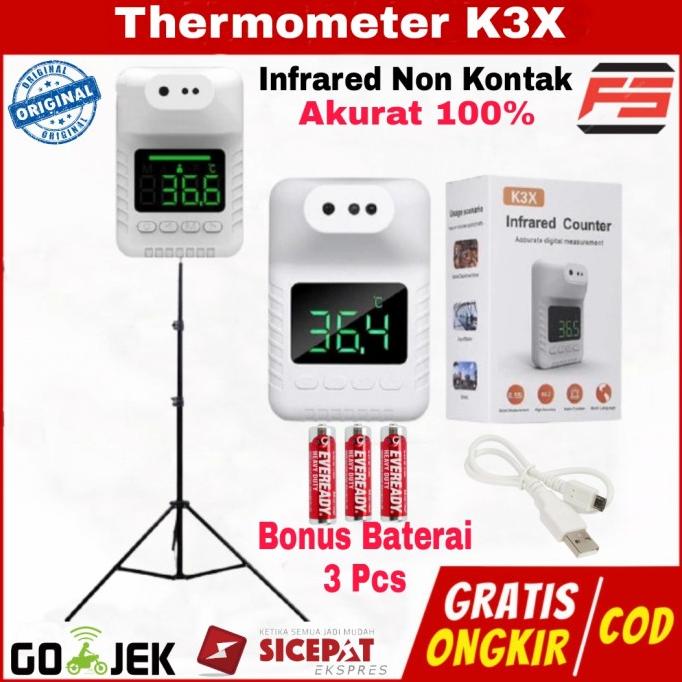 Thermometer Infrared Digital Standing K3X K9 K9Pro Termometer Dinding Terbaru
