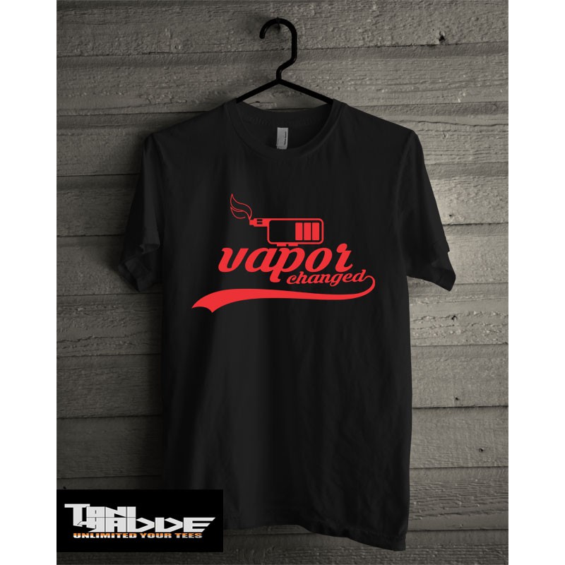 Kaos Vapor Changed. Kaos Combed. Kaos Custome. Kaos Distro Pria