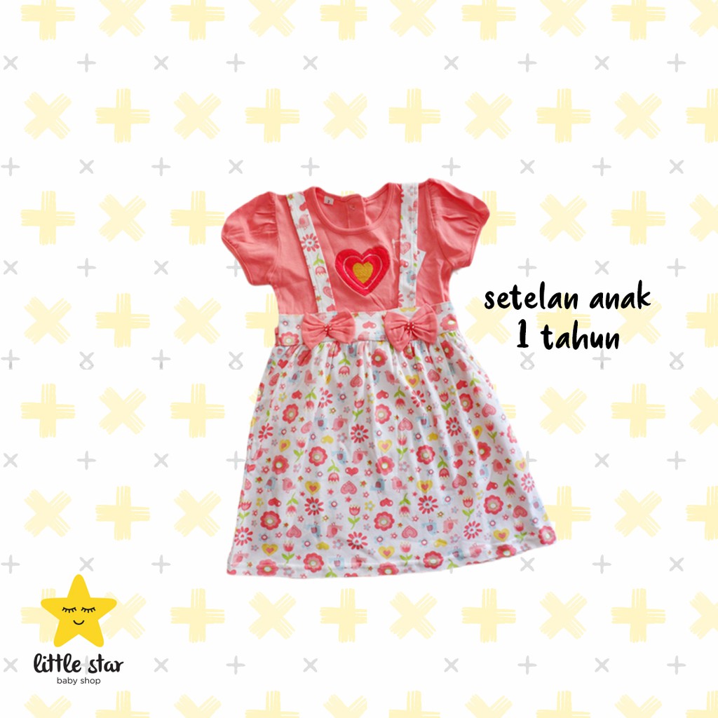 Dress Anak Cewek | Set Baju Bayi Perempuan Girl