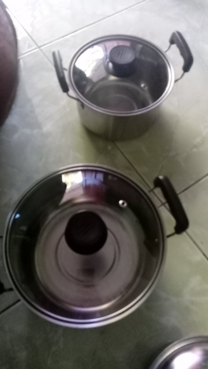 Panci Murah Isi 5 + Steamer / Panci Set/panci Stainless