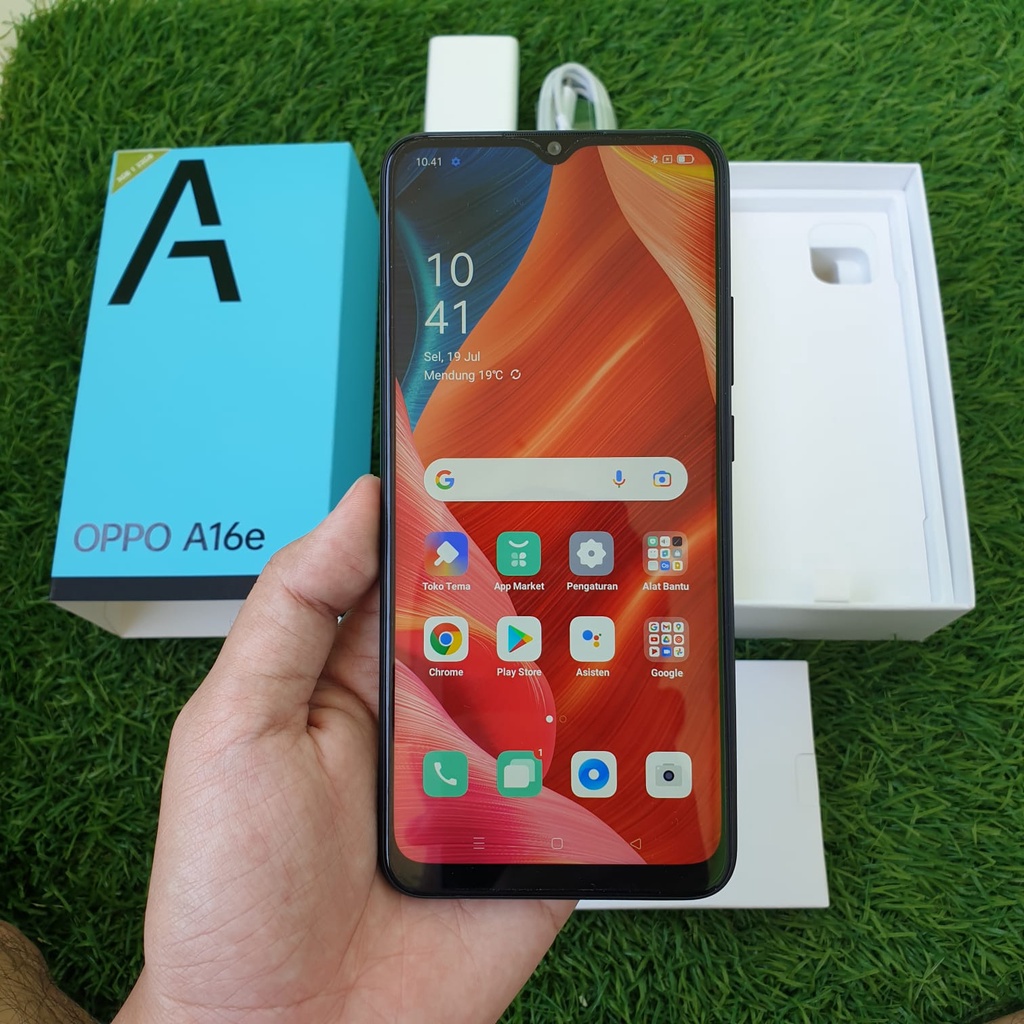 HANDPHONE OPPO A16e 3/32GB SECOND SEKEN BEKAS MURAH