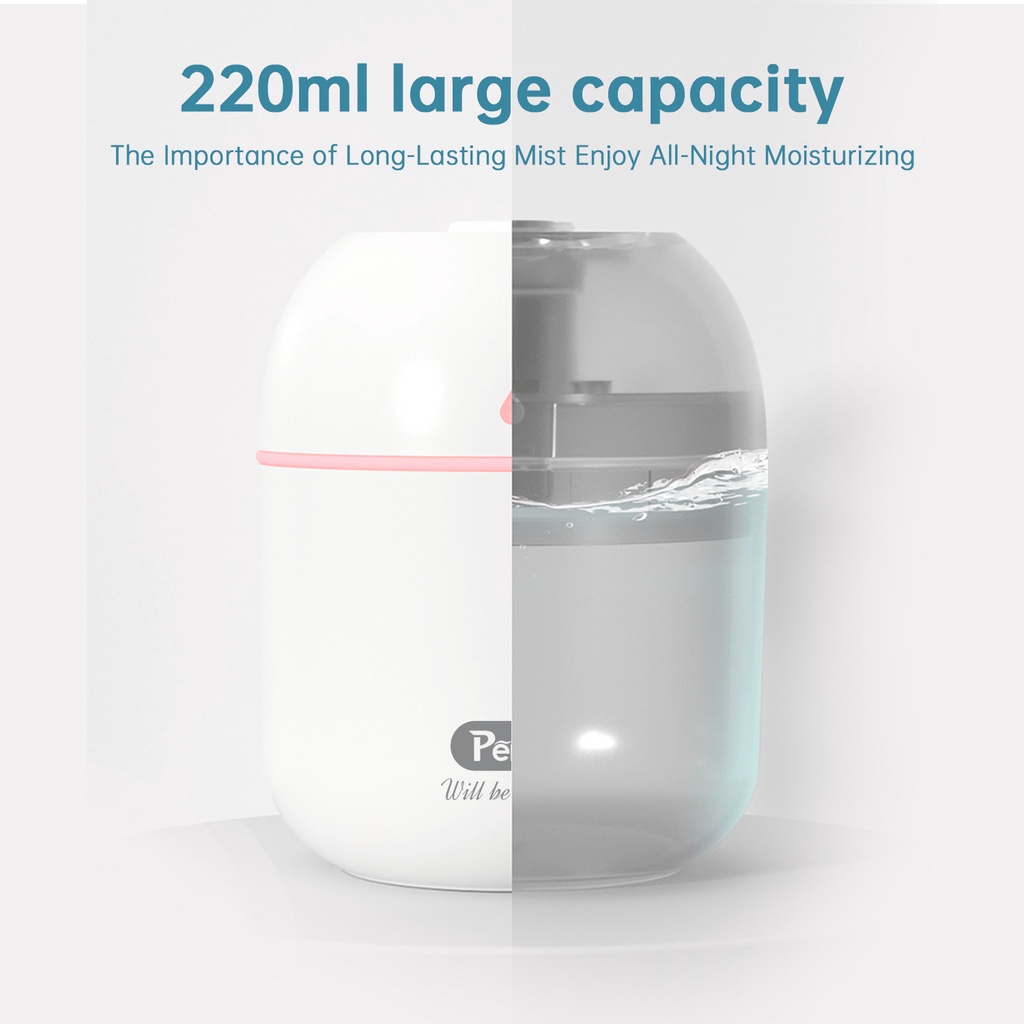 Perfin PHMA08 Humidifer Diffuser 220ML Mini - Putih-2