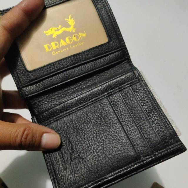 Dompet pria kulit asli impor vertical mantap