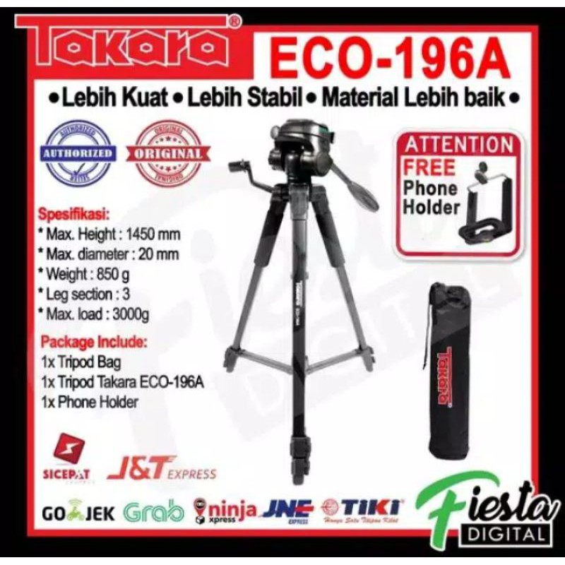 Tripod takara eco 196A baru