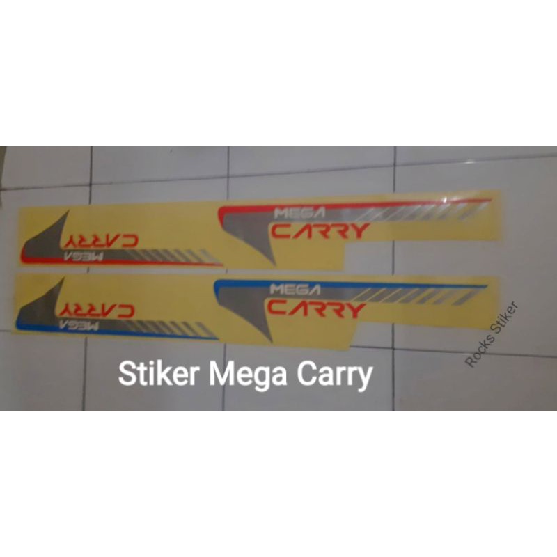 Stiker Mega Carry / Stiker Pintu Mega Carry APV Pick up pickup / Stiker APV Mega Carry / Stiker Suzu