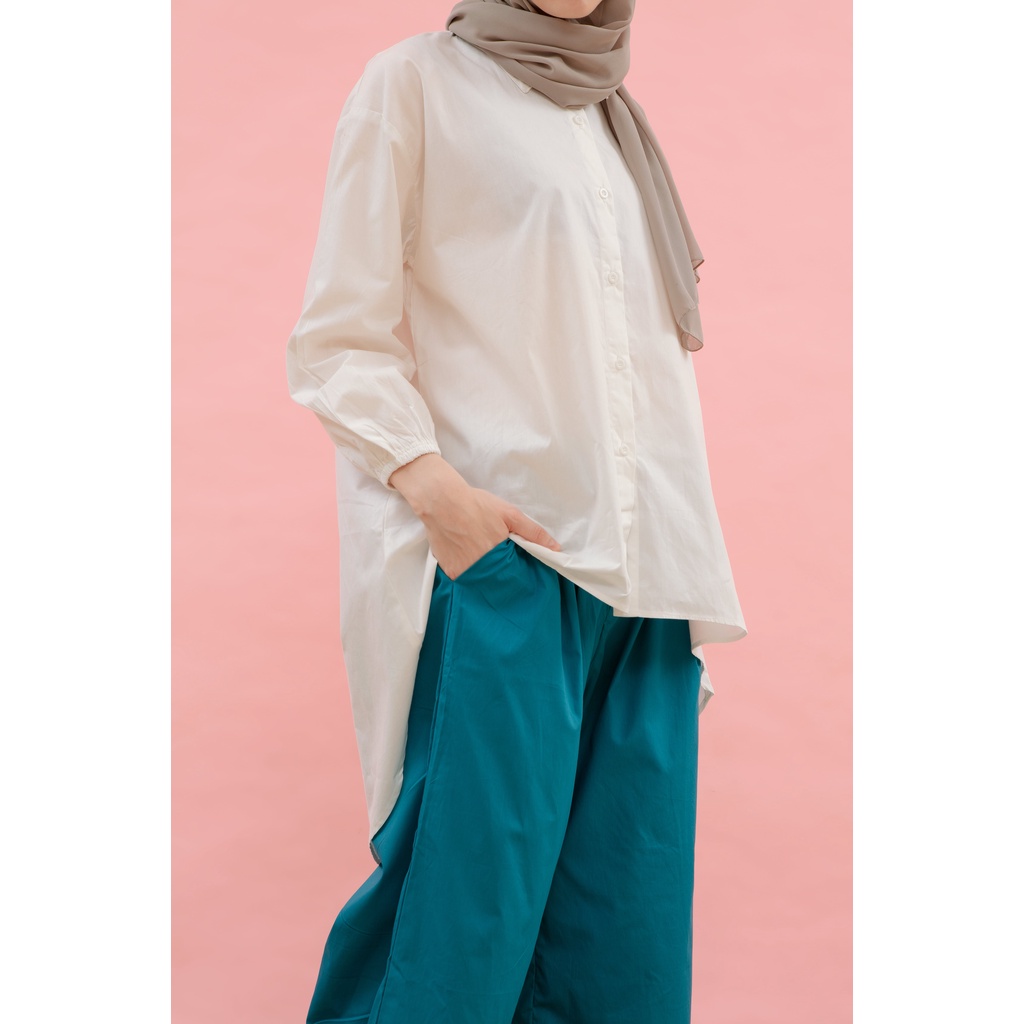 Cottoncut Raline Shirt Popline Shirt Kemeja Wanita