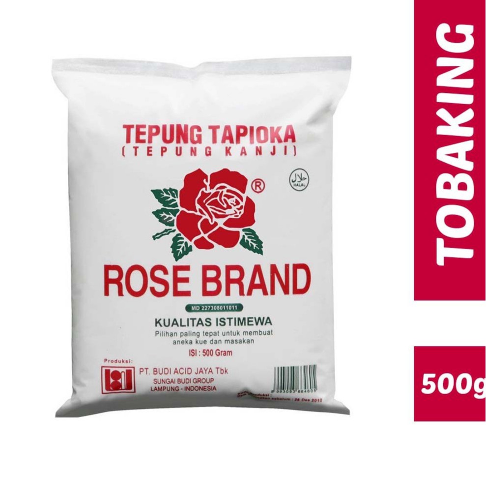 

Tepung Tapioka Kanji Rose brand Rosebrand 500gr