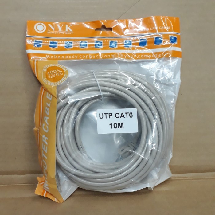 NYK Kabel LAN UTP Cat 6 RJ45 3M, 5M &amp; 10M