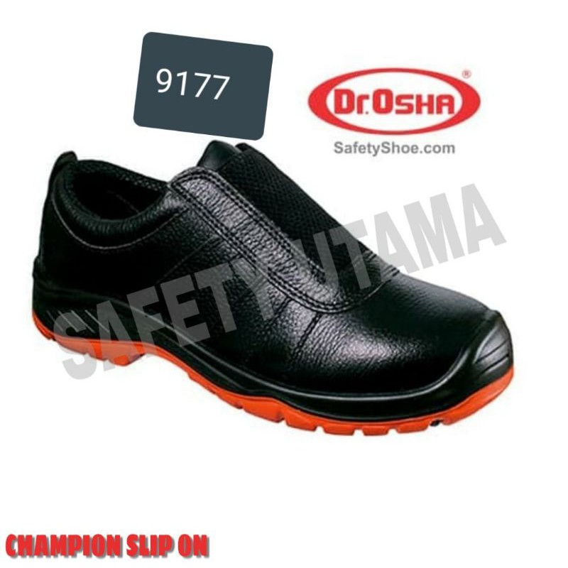 (PO) Sepatu safety shoes DR. OSHA 9177 CHAMPION SLIP ON ORIGINAL