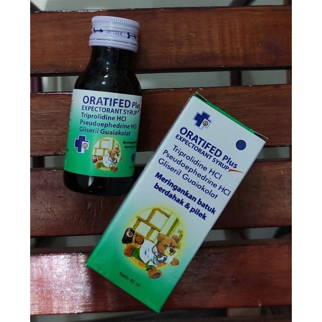 Oratifed Plus Expectorant Syrup 60 Ml / Batuk Berdahak &amp; Pilek