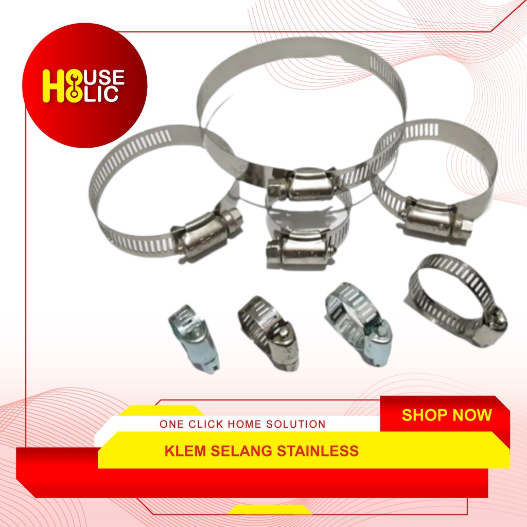 Klem Selang Hose Clamp / Klem Selang Gas Klem Selang Stainless