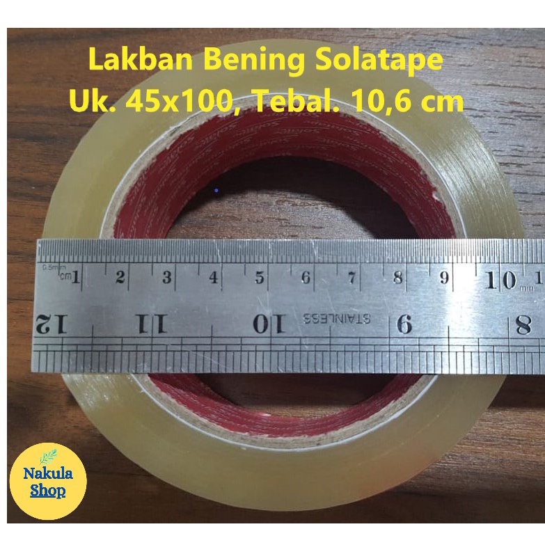 

LAKBAN BENING - 100YARD FULL - SOLATAPE - TEBAL KUALITAS DAIMARU