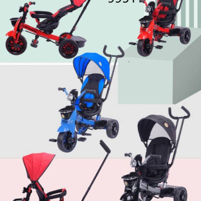 Sepeda anak roda 3 tricycle Pacific 9951