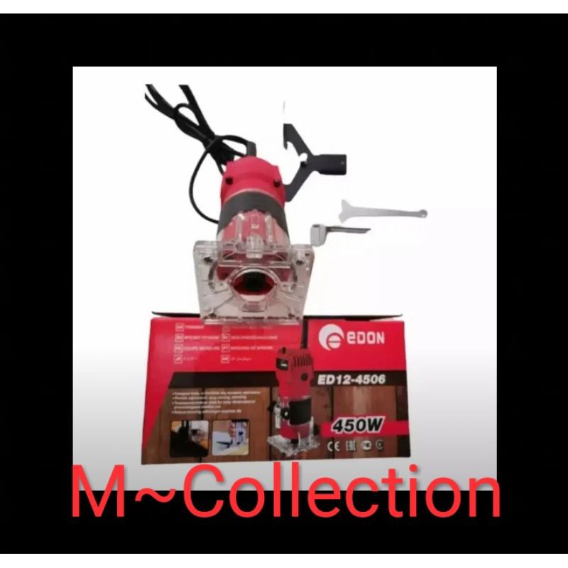 EDON Router Trimmer Mesin Profil Kayu 450W Baru Bs COD