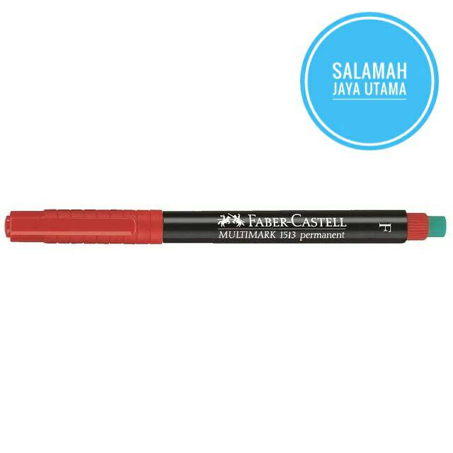 

Spidol OHP / Multimark Permanent Marker F Red Faber Castell