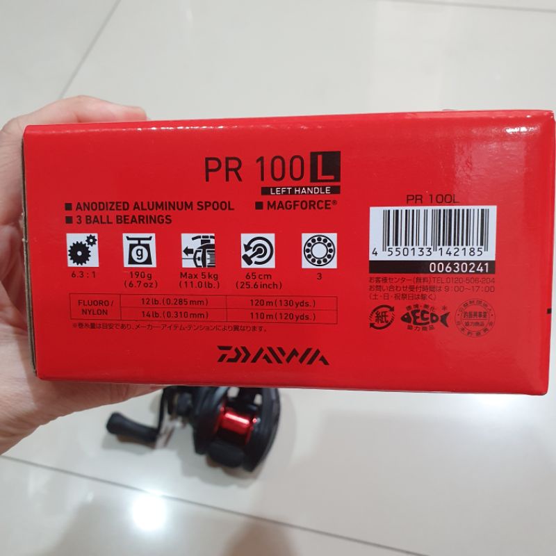 REEL BC DAIWA PR 100L ORIGINAL handel kiri