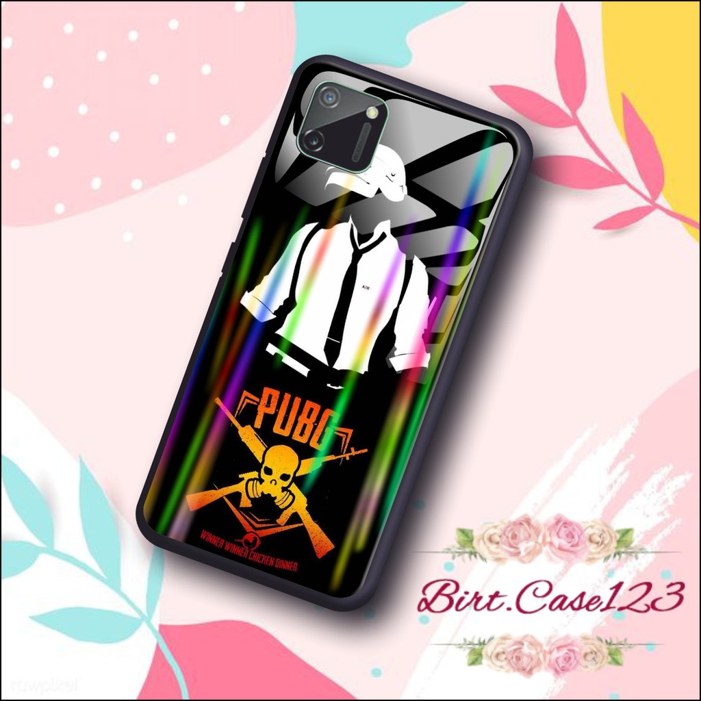 case softcase gambar PUBG back case glass aurora Realme C1 C2 C3 U1 2 2 Pro 3 Pro 5 5i 5s BC198