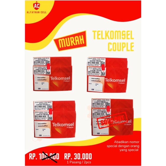 Telkomsel Nomor Couple