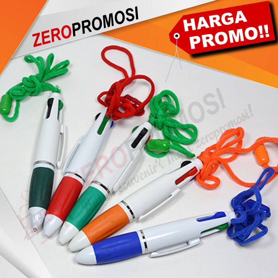 

Souvenir Pulpen Isi 4 Warna Tinta Tali