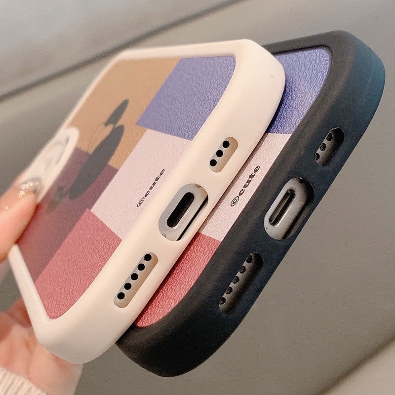 Casing IPhone 12 13 11 Pro Max X Xs Max Xr 7 8 Plus Fes1 Motif Kartun Tikus