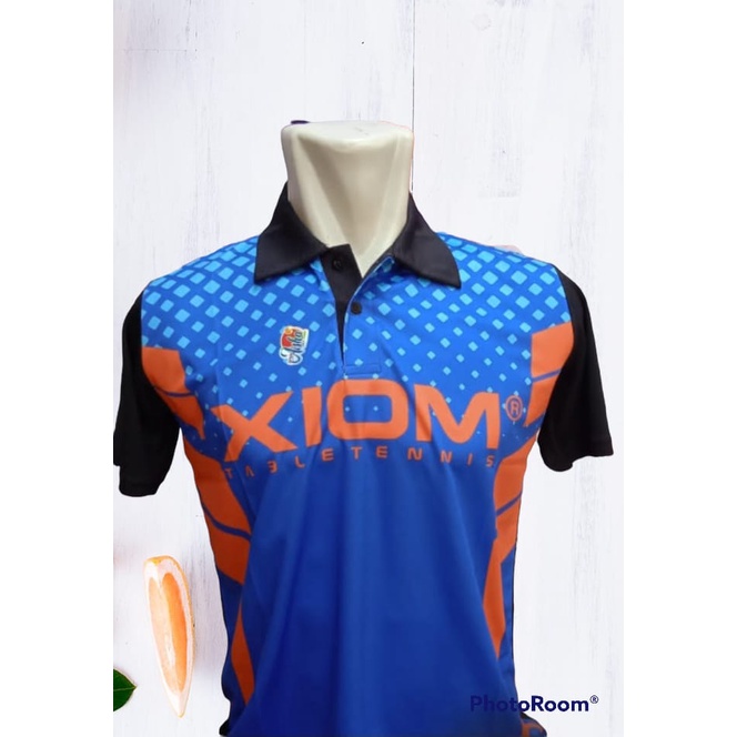 jersey xiom single print tennis meja jersey pingpong