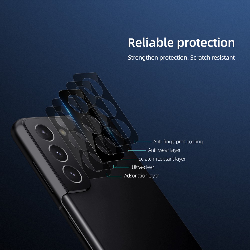 Tempered Glass Kamera SAMSUNG Galaxy S21 Plus Nillkin InvisiFilm Ori