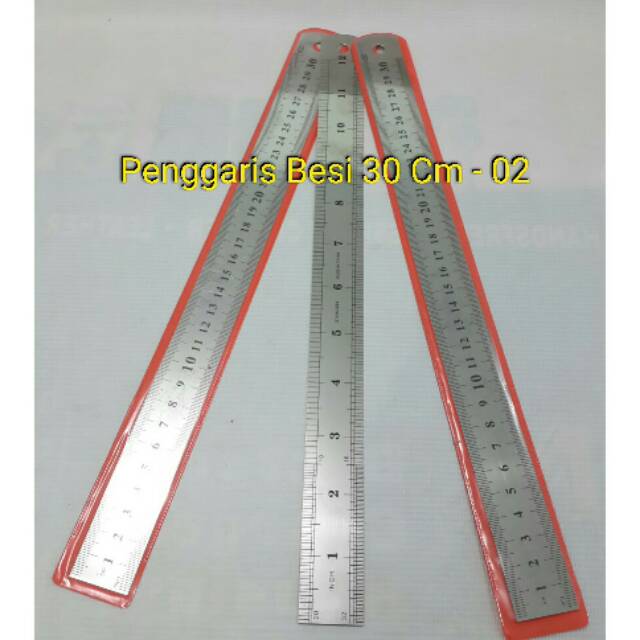 

PENGGARIS BESI 30 cm Termurah Stainless Pengaris Garisan bukan 15 cm