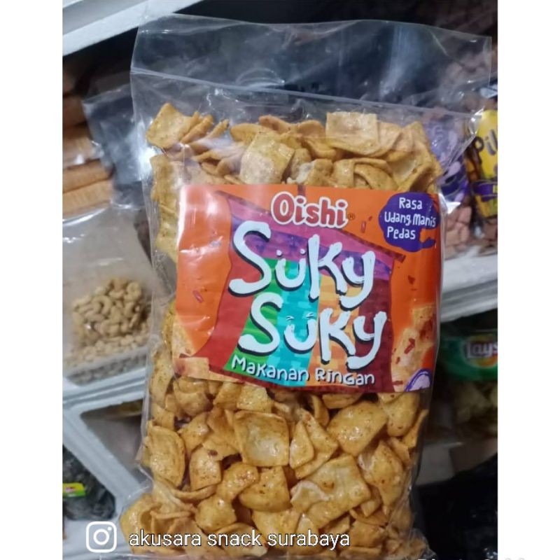 

OSHI SUKI UDANG MANIS PEDAS SNACK REPACK BRANDED