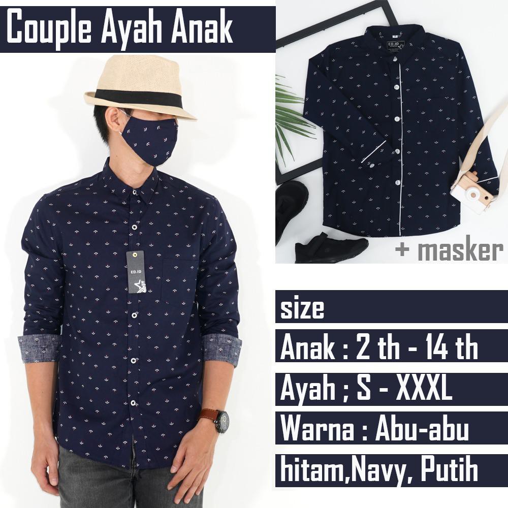 Amspro Couple ayah anak couple keluarga couple ayah dan anak laki-laki 016jordy navy