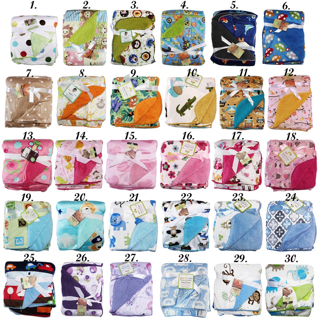 Selimut Carter Double Fleece Selimut Bayi Carter