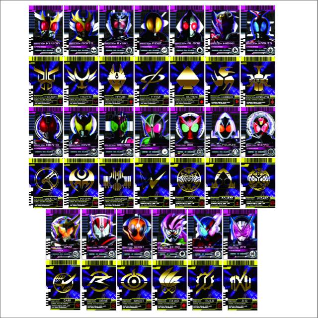 Kartu kamen rider decade custom