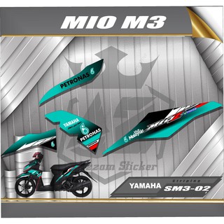 Striping Variasi Mio Z Mio M3 Mio 125 Stiker Sticker Skotlet Motor List Body Petronas Racing 03 Shopee Indonesia