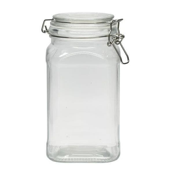 ♦ SESA Glass Food Jar With S/S Clip 1390ml ♀